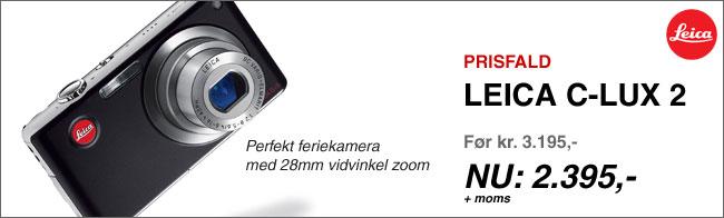 Prisfald p&aring; Leica C-lux 2